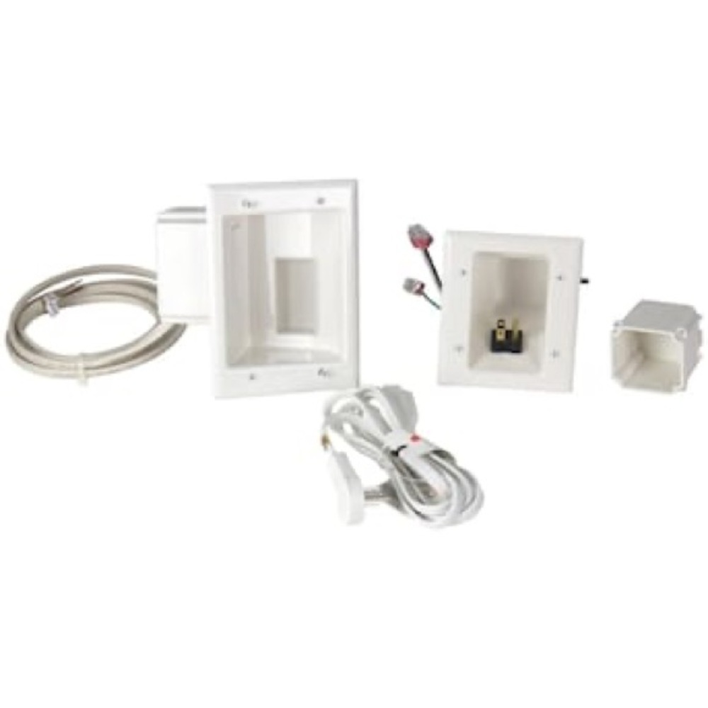 NIB Open Box DataComm Flat Panel TV Cable Organizer Kit 50-3323-WH-KIT - Picture 2 of 5